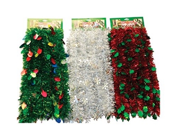 Picture of FC YOUNG 61-ACE FC Young Bulb Tinsel Garland Multicolored PVC 1 each (PK-6-EA)
