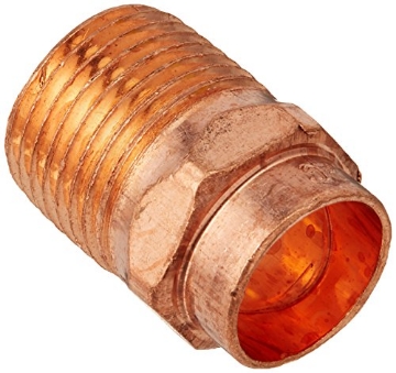 Picture of NIBCO INC W01200J ElkhartElkhart 80310CP Elkhart #80005 10 Pk 1/2" Mip Adapter, 0.5 Inch (EA)