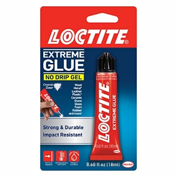 Picture of Loctite 2596210 Henkel LOCTITE Extreme Glue, Flextec Gel, Clear, 6 Pack, 18ml Each, Waterproof, High Viscosity, Multi-Surface Bonding (PK-6-EA)