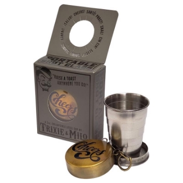 Picture of TRIXIE & MILO BA-0010 Trixie and Milo Stainless Steel Shot Glass (PK-12-EA)