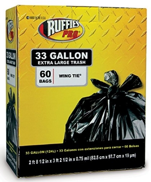 Picture of RUFFIES 1124904 The Berry Company, 33 Gal, Black (EA)