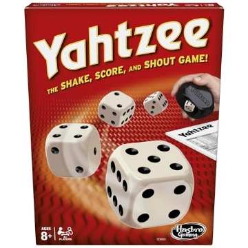 Picture of Hasbro HSB00950 Hasbro Gaming Yahtzee Game, Fast-Playing Dice Games for Kids, Teens, and Adults, Strategy Games, Family Games for Kids, 2 or More Players, Ages 8 and Up (EA)