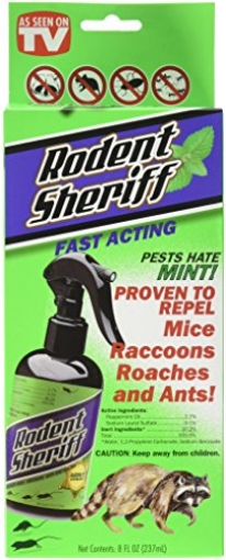 Picture of RODENT SHERIFF RDS00012 TRISALES MARKETING Rodent Sheriff LLC RDS00012 8OZ Rodent Sheriff, Green, 12 g (EA)