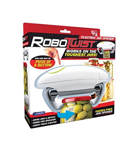 Picture of ROBOTWIST 1014 RoboTwist 1014 Bottle/Jar Opener As Seen On TV White ABS Battery Operated White (EA)