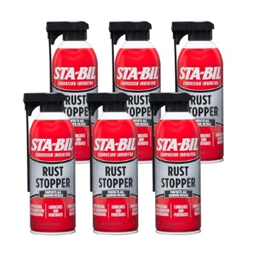 Picture of Stabila 22003 STA-BIL Rust Stopper - Protects All Common Metals, Lubricates And Penetrates, Long Lasting and Water Resistant, Stops Existing Rust and Corrosion From Spreading, 13oz (22003-6PK) (PK-6-EA)