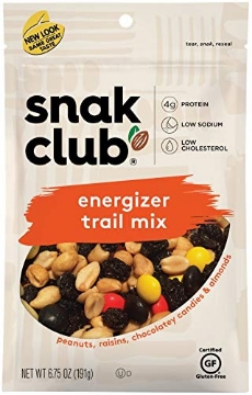 Picture of CENTURY SNACKS LLC 1721459 Snak Club Energizer Trail Mix Reseable Nuts (PK-6-EA)