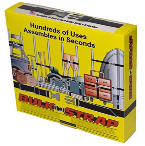 Picture of TURF INC MINI1B-BK 1 Inch Bulk-Strap Webbing & Lashing Strap KitUSA Made (Black) (PK-10-EA)