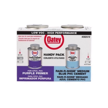 Picture of OATEY CO 30251V Oatey Rain-R-Shine Blue/Purple Primer and Cement for PVC 4 oz (EA)