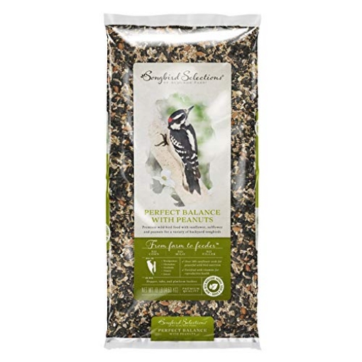 Picture of SONGBIRD SELECTIONS 13631 Global Harvest Foods+Songbird+Selections+Wild+Bird%2fPoultry+Bird+Seed+Peanuts%2c+Sunflower+Seeds+1+-+Case+of%3a+1%3b (EA)