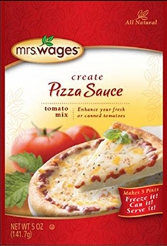 Picture of MRS. WAGES W539-J4425 KENT PRECISION FOODS Mrs. Wages Pizza Sauce Tomato Canning Mix, 5 Ounce Package (Value case of 12 Packages) (PK-12-EA)