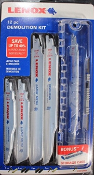 Picture of Lenox Tools 1214412RKD Lenox Demolition Kit 12-Pack Bi-Metal Reciprocating Saw Blade Set #1214412RKD ..#from-by#_briansbargains4u; TRYK24112012321464 (EA)