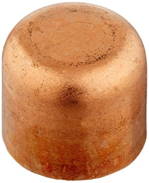 Picture of NIBCO INC W01840D Elkhart 117 3/8" Tube Cap , Copper (EA)