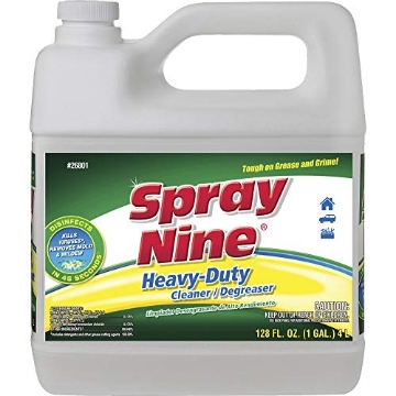 Picture of SPRAY PLANET USA INC 26801 Spray Nine 26801-4PK Heavy Duty Cleaner, Degreaser & Disinfectant for Home, Yard Equipment, Automotive & More - Refill for Spray Bottle 1 Gallon (Pack of 4) (CT-4-EA)