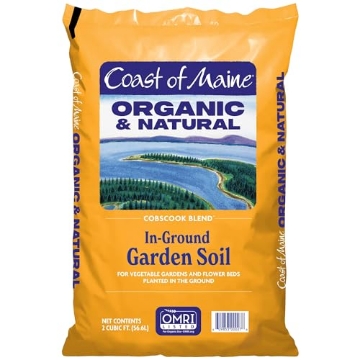 Picture of Coast Cutlery Co CO2000 Coast of Maine Organic & Natural Cobscook Blend In-Ground Garden Soil - Multi-Use In Ground Garden Soil with Compost & Sphagnum Peat Moss - Annual & Perennial Flower Beds, or Lawn Care (2 cu ft) (EA)