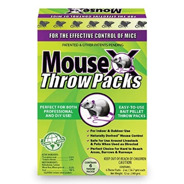 Picture of MOUSEX 620206 MouseX Throw Packs- for All Species of Rats Mice Safe Around Pets (EA)