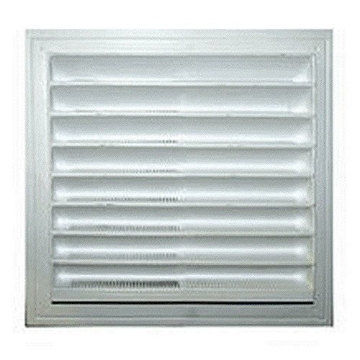 Picture of LL BUILDING PRODUCTS SL12X12 Master Flow 12 in. W x 12 in. L White Plastic Wall Louver (EA)
