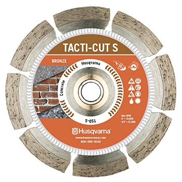 Picture of HUSQVARNA FOREST & GARDEN 542761408 Husqvarna Construction Products 542761408 4 Inches by .080 by 7/8 20mm 5/8 B TSD S Dri Disc Diamond Blade (EA)