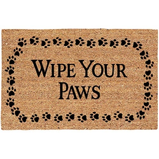 Picture of DECOIR 77FLWYP830 Americo Home MAT Wipe Your Paws 18IN X 30IN 77FLWYP830 (EA)