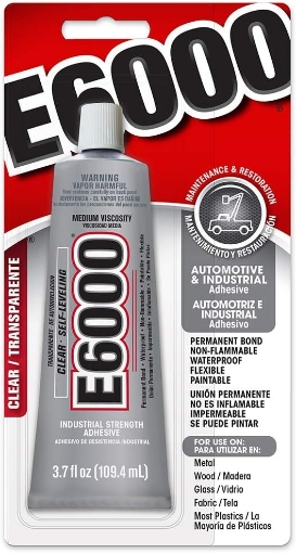 Picture of E6000 800622 E6000 Medium Viscosity Automotive and Industrial Adhesive by Eclectic Products, 3.7 fl oz (EA)