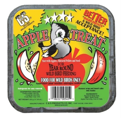 Picture of C&S PRODUCTS 100214322 Apple Suet Cake (PK-12-EA)