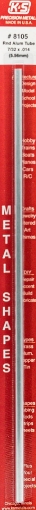 Picture of K&S 8105 K&S Precision Metals Round Aluminum Tube 8105 - 7/32" OD x 0.014" Wall x 12" Long - DIY Crafts, Model Building, Home Projects, Made in USA - 1 Tube (EA)
