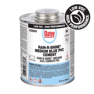 Picture of OATEY CO 30894V Oatey Rain-R-Shine Blue Cement For PVC 32 oz (EA)