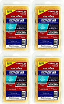 Picture of WOOSTER RR583-4 1/2 Wooster Super/FAB 4.5 in. W x 3/8 in. Jumbo Paint Roller Cover 10 pk - Case of: 4;4 (PK-4-EA)