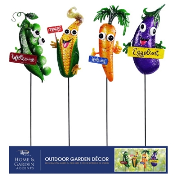 Picture of Alpine Dairy, Inc. QEL738A Alpine 8029425 Flower Pot Decor - Pack of 12 (PK-12-EA)