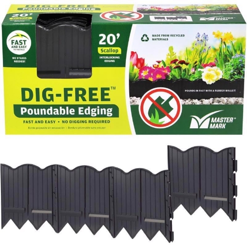 Picture of AVON PLASTICS 97220 Master Mark Plastics 97220 BorderMaster Pound-In Edging-6/40-Inch Sections Black (EA)