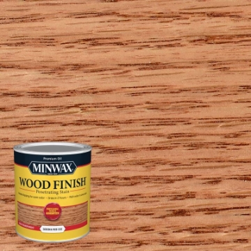 Picture of Minwax 700434444 Minwax Wood Finish Semi-Transparent Sedona Red Oil-Based Oil Wood Stain 1 qt. (PK-4-EA)