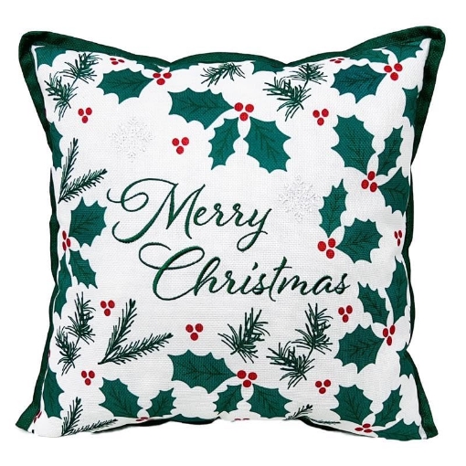Picture of Celebrations 24F03569RS Celebrations CMAS Pillow HLLY BRRY (PK-4-EA)