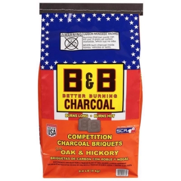Picture of B&B CHARCOAL B00073D-91 Oak Competition Briquets by B&B Charcoal (EA)