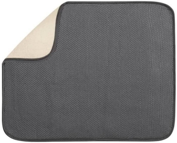 Picture of IDESIGN 41241 InterDesign 40132 18" X 16" Pewter & Ivory Drying Mat (EA)