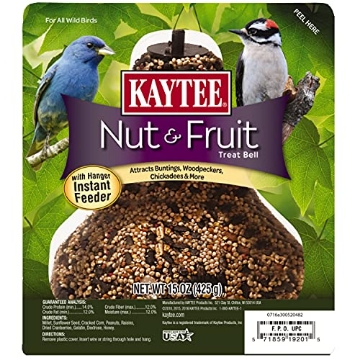 Picture of KAYTEE PRODUCTS INC. 100064693 Kaytee Wild Bird Nut & Fruit Seed Treat Bell (EA)