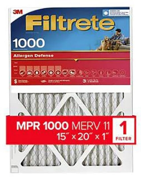 Picture of Filtrete 9806-4 Filtrete 9806-4 15x20 x 1 In. Micro Allergen Defense Pleated Furnace Air Filter, Red, MPR 1000, 3 Months - Quantity 4 (PK-4-EA)