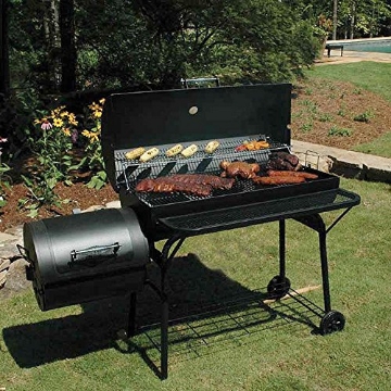 Picture of AMERICAN GOURMET 21201571 Char-Broil American Gourmet Offset Charcoal Smoker And Grill, Deluxe (EA)