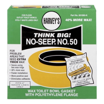 Picture of HARVEY'S 1095-N Harveys Toilet Bowl Gasket with Wax & Flange Polyethylene (EA)