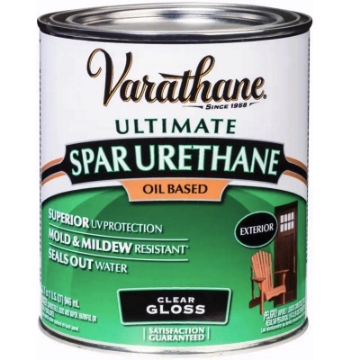 Picture of Varathane 242180H Varathane 242180H 1 Quart Crystal Clear Spar Urethane Exterior Oil Based Gloss2 (PK-2-EA)