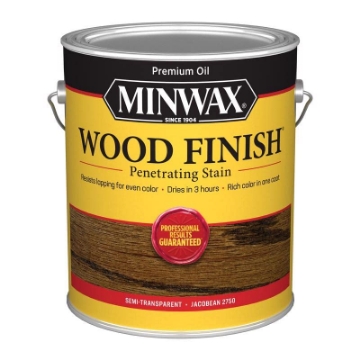 Picture of Minwax 710820000 Minwax Wood Finish Semi-Transparent Jacobean Oil-Based Oil Wood Stain 1 gal. (PK-2-EA)