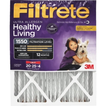 Picture of Filtrete NDP03-4S-4 3M NDP03-4S-4 Ultra Allergen Reduction Deep Pleated Air Filter, 20x25x4-In. - Quantity 4 (PK-4-EA)