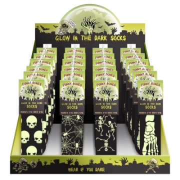 Picture of DM MERCHANDISING H-GLSCK DM Merchandising Glow-in- The- Dark Socks 1 pk (PK-24-EA)