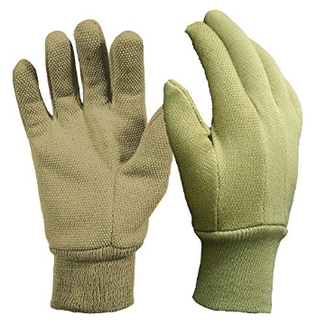 Picture of DIGZ 77257-26 digz 77257-26, Medium Cotton Jersey Garden Gloves, Olive with Mini Dots, Color (EA)