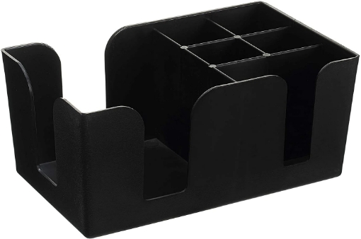 Picture of ADAMS MFG CORP 258303 Restaurant Supplies New Smirnoff Bar Caddy Napkin Holder 6 Compartment (EA)